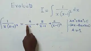 Integral of Partial fraction
