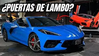 WE PUT LAMBORGHINI DOORS ON A CORVETTE C8