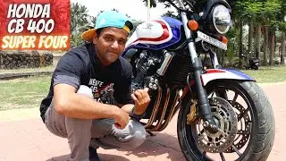 Honda CB400 Super Four Review (2015): I LOVE this thing!  @papiasmythicalrider  @Honda  #CBsuper4
