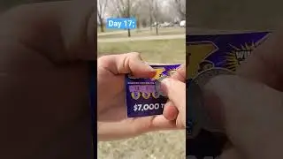 Day 17; scratching a ticket until I win $1,000. #scratchcards #scratching #dailyscratchoffs #fyp
