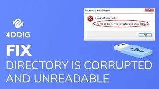 【3 Ways】How to Fix The File Or Directory Is Corrupted Or Unreadable in Win 10?|Hard Drive Won't Open