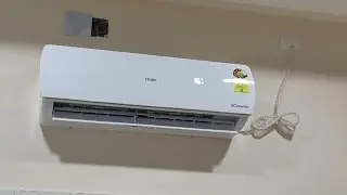 Haier 3star 1.5ton split AC | and 1 ton 2 units 2024 model | full installation video@technicianHUBE