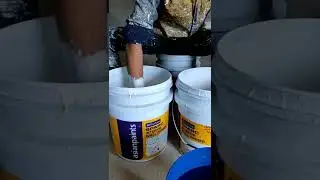 Asian Paint interior wall primer water ko mix kaise kare, how much water is added in 20 litres