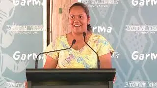 2018 Garma Key Forum - Selena Uibo, Northern Territory Minister of Education