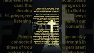 keep prayer, keep the faith up and keep trusting God