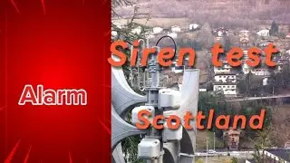Siren test ECN 3000 Scotland 🏴󠁧󠁢󠁳󠁣󠁴󠁿 Grangemouth Signals:Alarm and All Clear 
