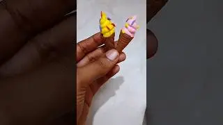 Super clay Ice-cream🍦making  #clay #icecream #shorts #foryou #youtubeshorts