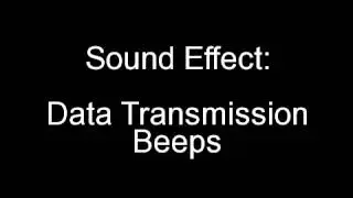 Sound Effect: Data Transmission Beeps