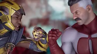 Mortal Kombat 1 Cyrax vs Omni-man