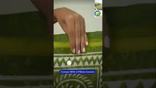 cotton bedsheet with 2 pillows online shopping finds 🛍️🛒 #bedsheets #flipkartfinds #cottonbedsheet