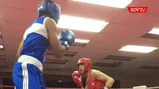 Junior Cruzat se coron&oacute; campe&oacute;n en triangular de boxeo cadete en Santiago