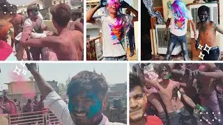 Kapade faad holi# maja aa gaya guy's 🤣
