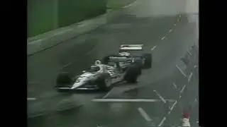 Michael Andretti vs Al Unser Jr Toronto 1990