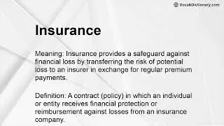 Insurance Meaning