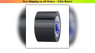 Black pipe tape heavy-duty waterproof strong adhesive, no residue - durable wide pipe tape loose,
