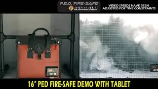16&rdquo; PED FIRE-SAFE WITH TABLET DEMO