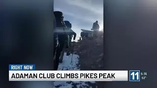 WATCH: AdAmAn Club reaches summit of Pikes Peak ahead of firework display to ring in 2026