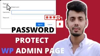 Password Protect Wp Admin Page - Wordpress Security - Password Protected