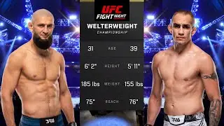 Khamzat Chimaev vs Tony Ferguson Full Fight - UFC 5 Fight Night