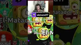 DOUBLE CANON SPLIT ON AGAR.IO | aleixand17 from #Twitch