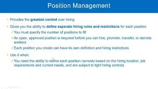 Position Management  in WorkDay Part 2