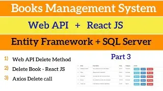 Web API Tutorial with React JS - Delete Method