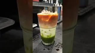 Matcha & Espresso Fusion #starbucks #espresso #coffee #matcha #barista #shorts #reels
