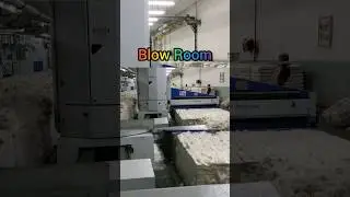 Blow Room in Spinning #blowroom #spinningmill