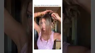 Summer Hair Goals: The Perfect Polished Look You NEED! ✨ #hairtutorial #summerstyle #hairstyle