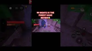 99 NIGHTS IN THE FOREST GAME REVIEW #roblox #shorts