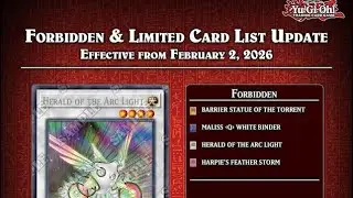 This NEW BANLIST CHANGES EVERYTHING! |Yu-Gi-Oh!