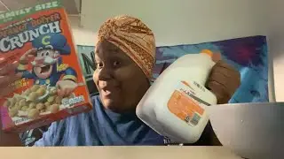 It&rsquo;s Crunch Time!!!!!!! #cereal #mukbang #foryoupage #discoverpage #breakfast #peanutbutter