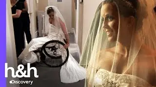 Novia en silla de ruedas tiene un vestido personalizado | Vestido de novia | Discovery H&H