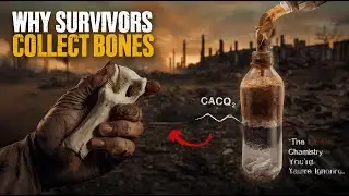 Why Survivors Collect Bones: The Hidden Chemistry of Calcium Carbonate