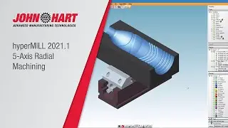 hyperMILL 2021.1 - 5-Axis Radial Machining