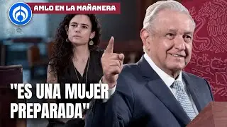 ¿Está decidida la dirigencia en Morena? AMLO palomea a Luisa María Alcalde