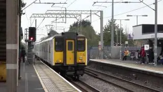 Abellio Greater Anglia trains at Enfield Lock 25th Oct 2016