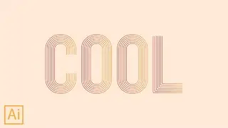 Illustrator Trick : Scratch Lines Text Effect In Illustrator