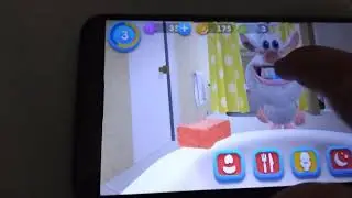 shark puppet plays my talking booba!