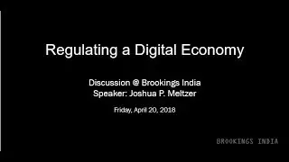 Regulating a Digital Economy