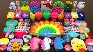 Special #RAINBOW Piping Bags Slime || Mixing Too Many Random Things Into Slime || Slime Smoothie