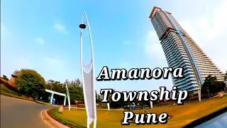 Driving Tour of Amanora Park Town | Pune's Tallest Skycraper | India