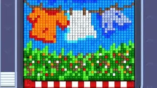 Pixel Flow Level 377. Walkthrough Gameplay 