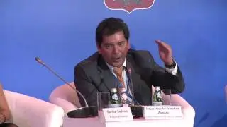 Edgar Amador Abraham Zamora at the First Moscow International Foreign Investment Forum