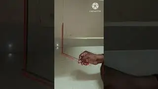 Electrostatic Force(Attraction and Repulsion) between two straws ::::: Do it Yourself