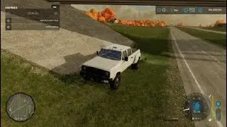 Farming Simulator 22 police chase going wrong