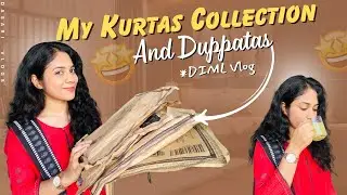 My Kurtas Collection | Duppatas | DIML Vlog | Dasari Vlogs