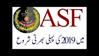 ASF jobs 2019   Asf jobs 2019 corporal , ASF jobs last date to apply