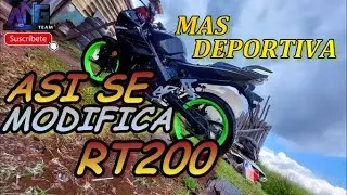 ITALIKA rt200 con un aspecto m&aacute;s DEPORTIVO al ESTILO 