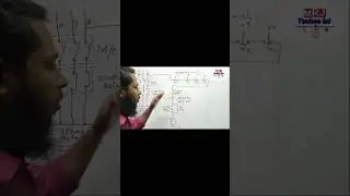 4 emergency switch control of 3 phase motor #shorts #trending #mrjtechnobd #emergencyswitch